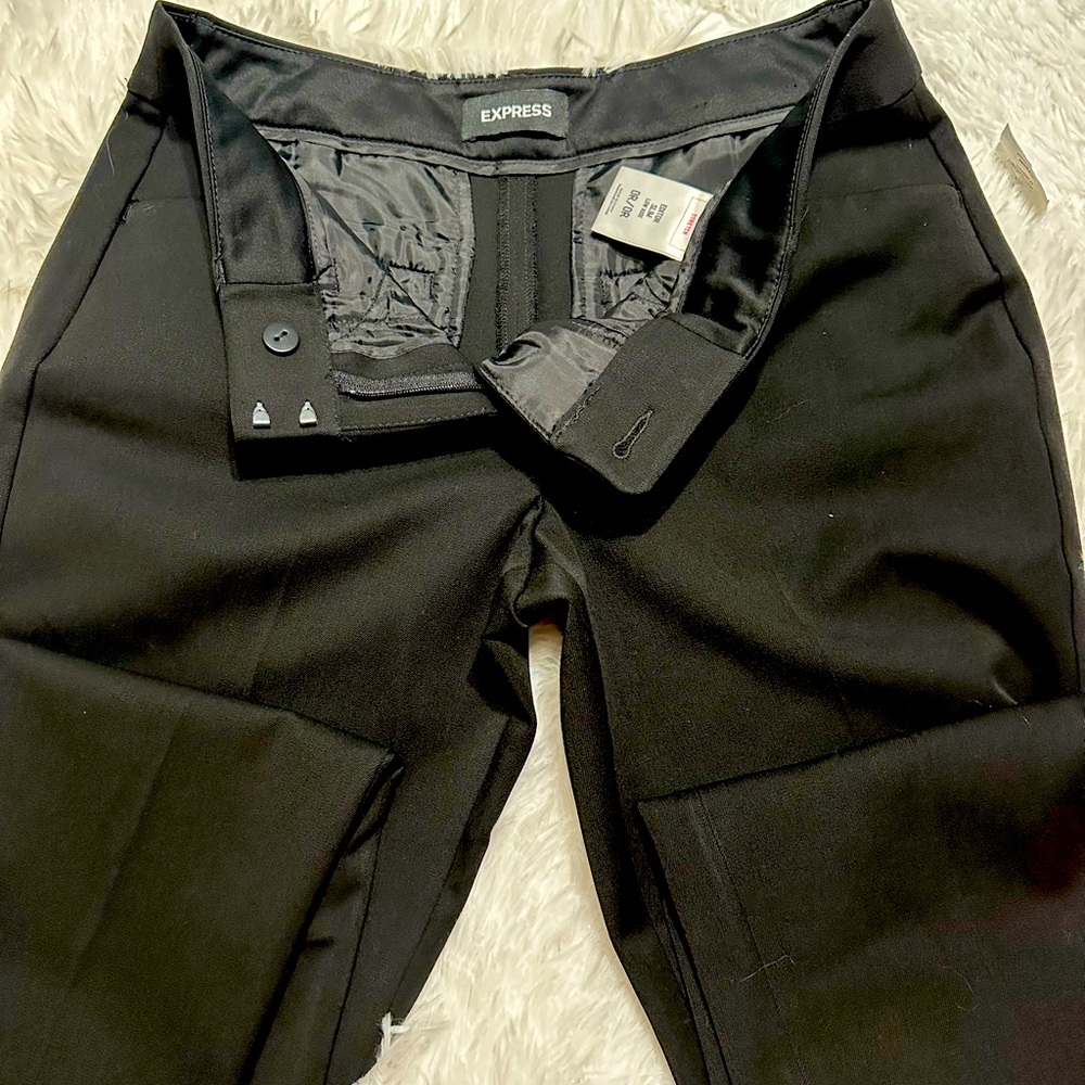 Black dress pant, Editor, Slim, Low Rise.
